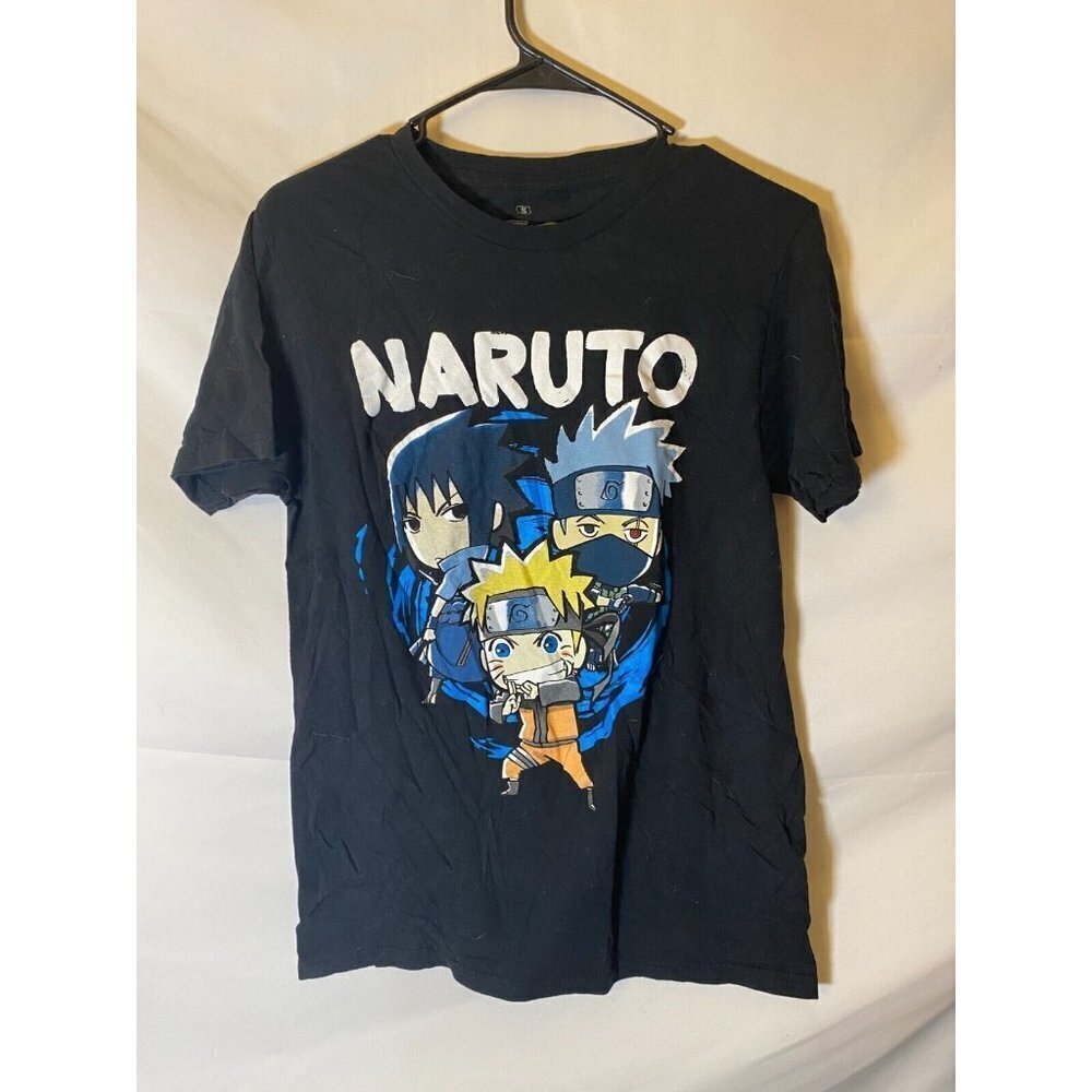 Naruto black Tshirt shirt‎ Size small womens mens